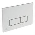 Ideal Standard Oleas P2 pneumatic dual flushplate - Chrome - R0119AA