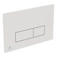 Ideal Standard Oleas P2 pneumatic dual flushplate - White - R0119AC - TAP 'N' SHOWER