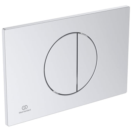 Ideal Standard Oleas M5 Round Dual Flush Flushplate - Silver - R0503SI - TAP 'N' SHOWER