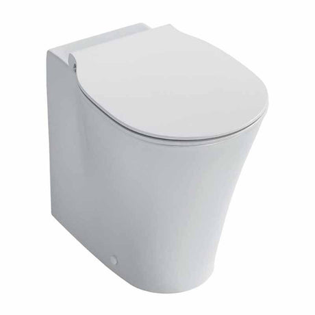 Ideal Standard Retail Connect Air back - to wall bowl with Aquablade technology horizontal outlet - E191401 - TAP 'N' SHOWER