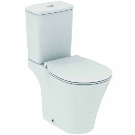 Ideal Standard Retail Connect Air close coupled bowl with Aquablade technology horizontal outlet - White - E009701 - TAP 'N' SHOWER