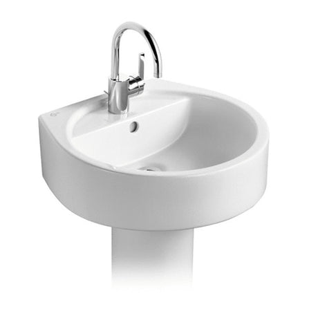 Ideal Standard Round Washbasin 50cm - White -E000701