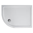 Ideal Standard Simplicity Low Profile Offset Quadrant Flat Top Shower Tray - White - L510301 - TAP 'N' SHOWER
