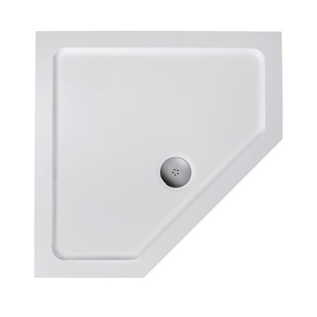 Ideal Standard Simplicity Low Profile Pentagon Flat Top Shower Tray - White - L511101