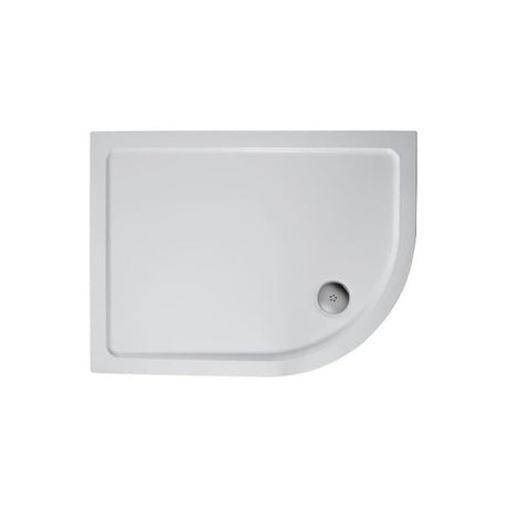 Ideal Standard SIMPLICITY Offset Quadrant Low Profile Shower Tray + Waste Left Handed Flat Top 1000x800mm White - L510601 - TAP 'N' SHOWER
