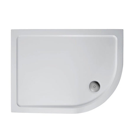 Ideal Standard Simplicity Offset Quadrant Low Profile Shower Tray + Waste Left Handed Flat Top 1200x800mm White - L510801 - TAP 'N' SHOWER