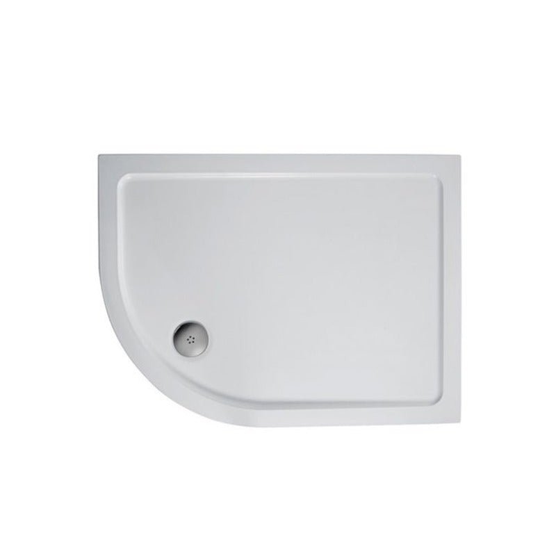 Ideal Standard SIMPLICITY Offset Quadrant Low Profile Shower Tray + Waste Left Handed Flat Top 1200x900mm White - L511001 - TAP 'N' SHOWER