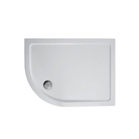 Ideal Standard SIMPLICITY Offset Quadrant Low Profile Shower Tray + Waste Left Handed Flat Top 1200x900mm White - L511001 - TAP 'N' SHOWER