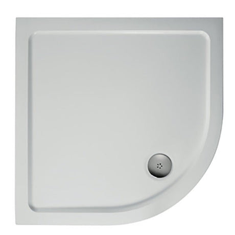 Ideal Standard Simplicity Quadrant Low Profile Shower Tray + Waste Flat Top 1000x1000mm White - L510201 - TAP 'N' SHOWER