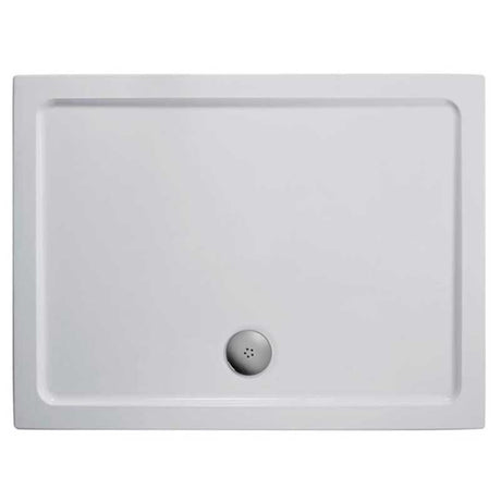 Ideal Standard SIMPLICITY Rectangular Low Profile Shower Tray + Waste Flat Top 1000x800mm - White - L509201 - TAP 'N' SHOWER