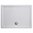 Ideal Standard Simplicity Rectangular Low Profile Shower Tray + Waste Flat Top 1200x800mm - White - L509401 - TAP 'N' SHOWER