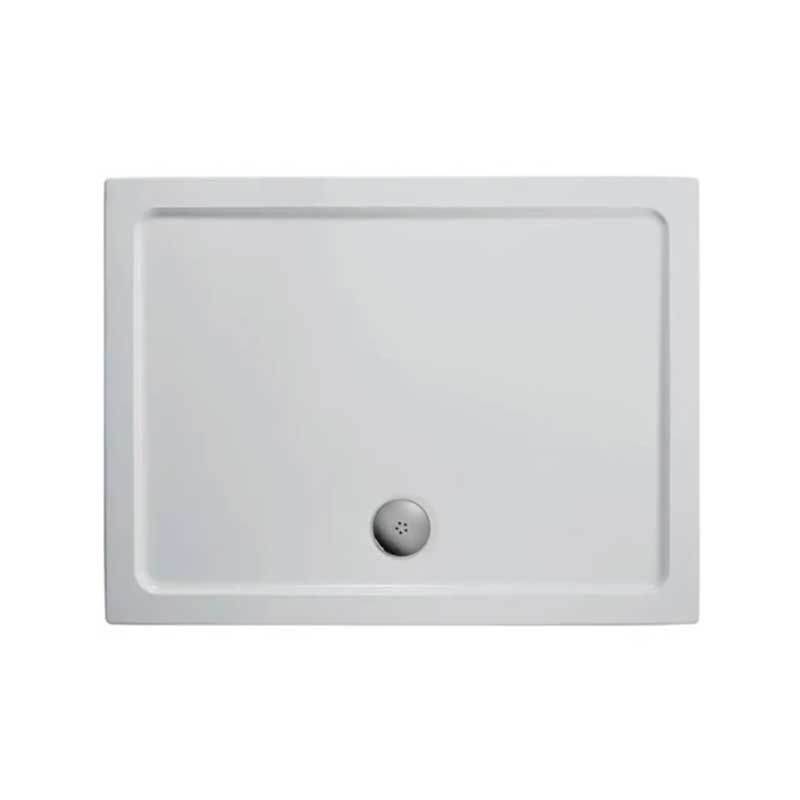 Ideal Standard SIMPLICITY Rectangular Low Profile Shower Tray + Waste Flat Top 1400x900mm White - L509601 - TAP 'N' SHOWER