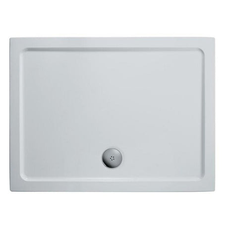 Ideal Standard SIMPLICITY Rectangular Low Profile Shower Tray + Waste Flat Top 1600x800mm White - L509701 - TAP 'N' SHOWER