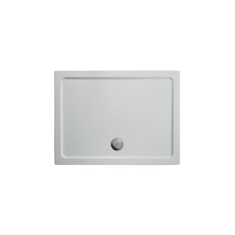 Ideal Standard SIMPLICITY Rectangular Low Profile Shower Tray + Waste Flat Top 1700x700mm White - L509801 - TAP 'N' SHOWER