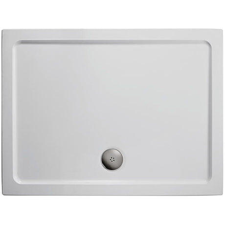 Ideal Standard SIMPLICITY Rectangular Low Profile Shower Tray + Waste Flat Top 900x760mm White - L509001 - TAP 'N' SHOWER