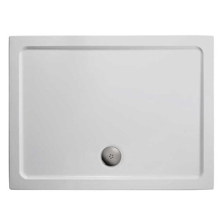 Ideal Standard SIMPLICITY Rectangular Low Profile Shower Tray + Waste Flat Top 900x800mm White - L509101 - TAP 'N' SHOWER
