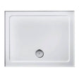 Ideal Standard SIMPLICITY Rectangular Low Profile Shower Tray + Waste Upstand 1200x800mm - White - L511901 - TAP 'N' SHOWER