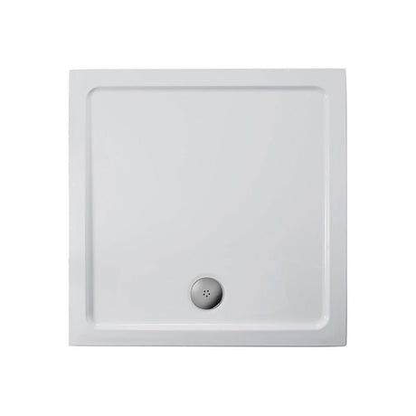 Ideal Standard SIMPLICITY Square Low Profile Shower Tray + Waste Flat Top 700x700mm White - L508501 - TAP 'N' SHOWER
