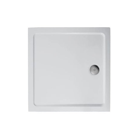 Ideal Standard SIMPLICITY Square Low Profile Shower Tray + Waste Flat Top 760x760mm White - L508601 - TAP 'N' SHOWER