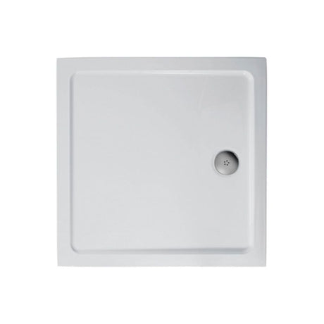 Ideal Standard SIMPLICITY Square Low Profile Shower Tray + Waste Flat Top 900x900mm - White - L508801 - TAP 'N' SHOWER