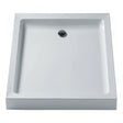 Ideal Standard SIMPLICITY Square Low Profile Shower Tray + Waste Upstand 760x760mm White - L511301 - TAP 'N' SHOWER