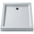 Ideal Standard SIMPLICITY Square Low Profile Shower Tray + Waste Upstand 800x800mm - White - L511401 - TAP 'N' SHOWER