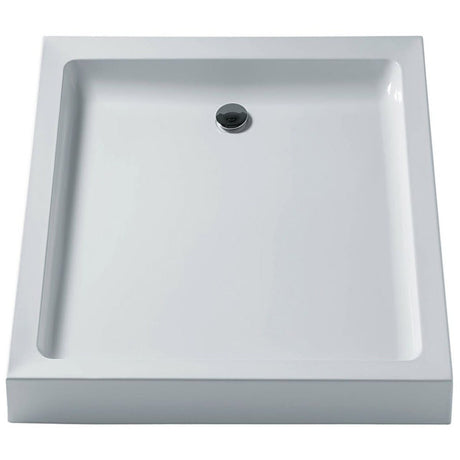 Ideal Standard SIMPLICITY Square Low Profile Shower Tray + Waste Upstand 800x800mm - White - L511401 - TAP 'N' SHOWER