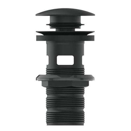Ideal Standard Slotted Basin Clicker Waste - Silk Black - E1482XG - TAP 'N' SHOWER