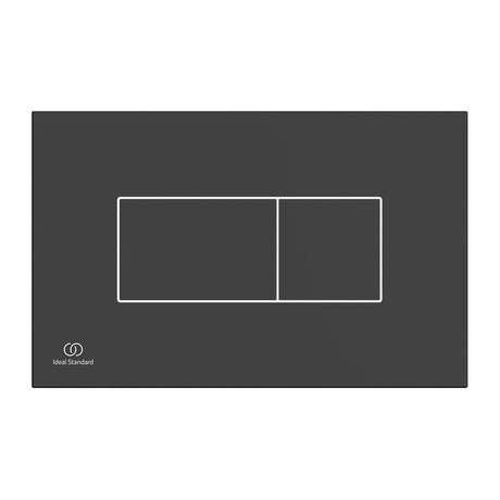 Ideal Standard Solea P2 pneumatic single flushplate - Black - R0110A6