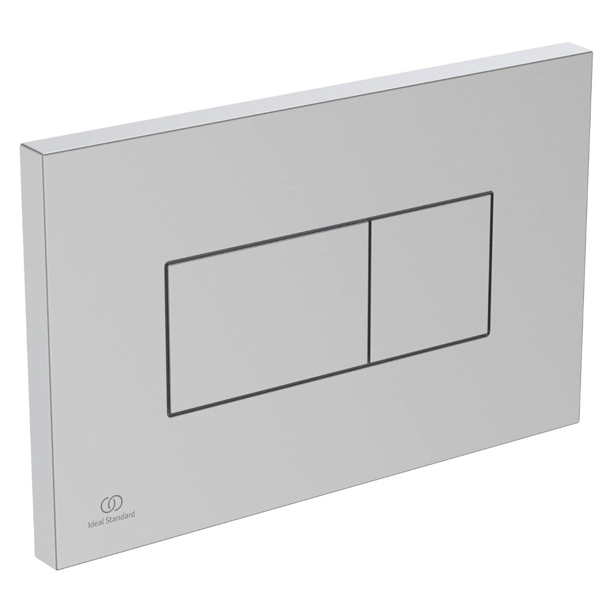 Ideal Standard Solea P2 pneumatic single flushplate - Brushed Chrome - R0110JG
