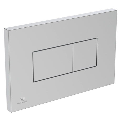 Ideal Standard Solea P2 pneumatic single flushplate - Brushed Chrome - R0110JG