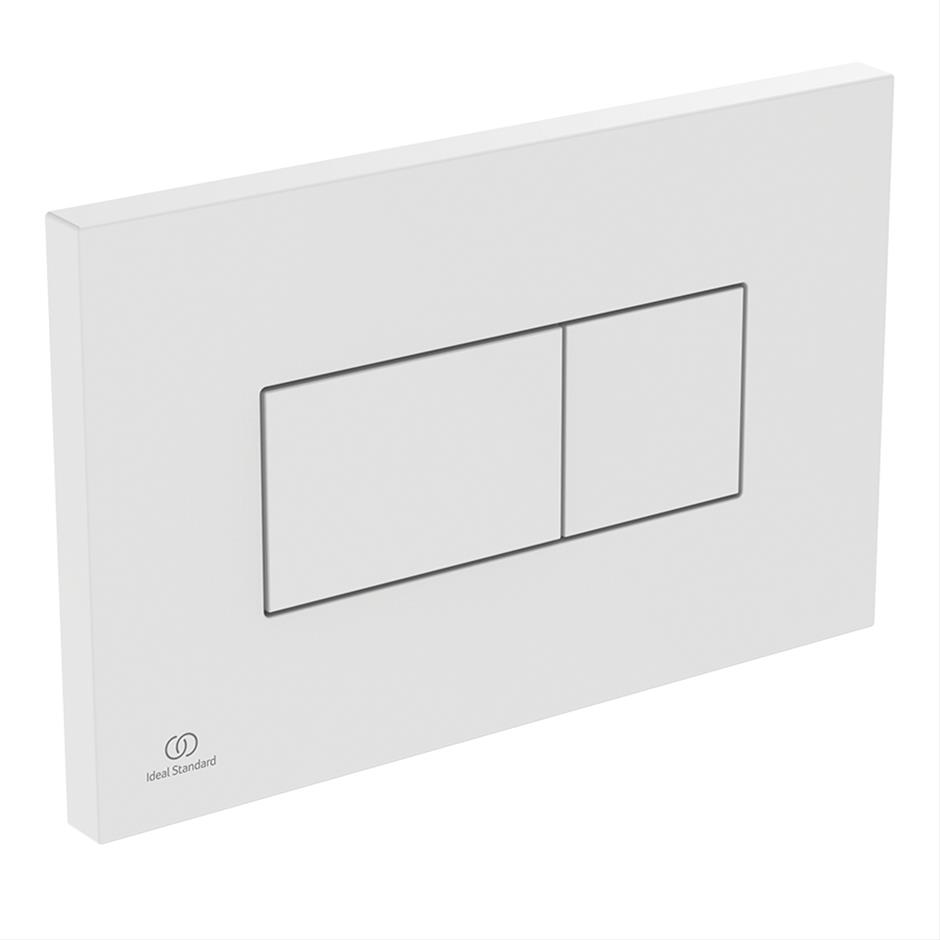 Ideal Standard Solea P2 pneumatic single flushplate - White - R0110AC