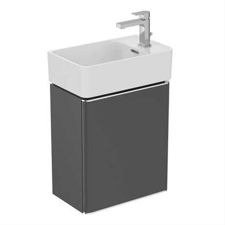 Ideal Standard Strada 1 Door 450mm Vanity Unit ONLY - Matt Anthracite - T4304Y2
