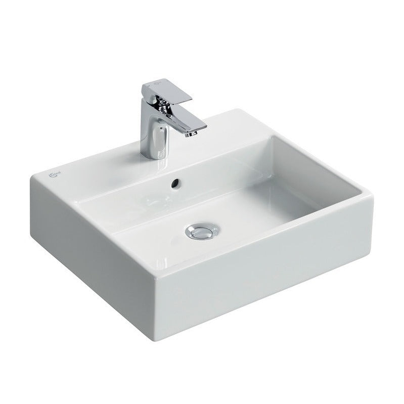 Ideal Standard Strada 1 Tap Hole White Countertop Basin 500mm - K077701