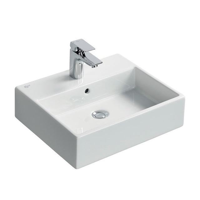 Ideal Standard Strada 1 Tap Hole White Countertop Basin 500mm - K077701