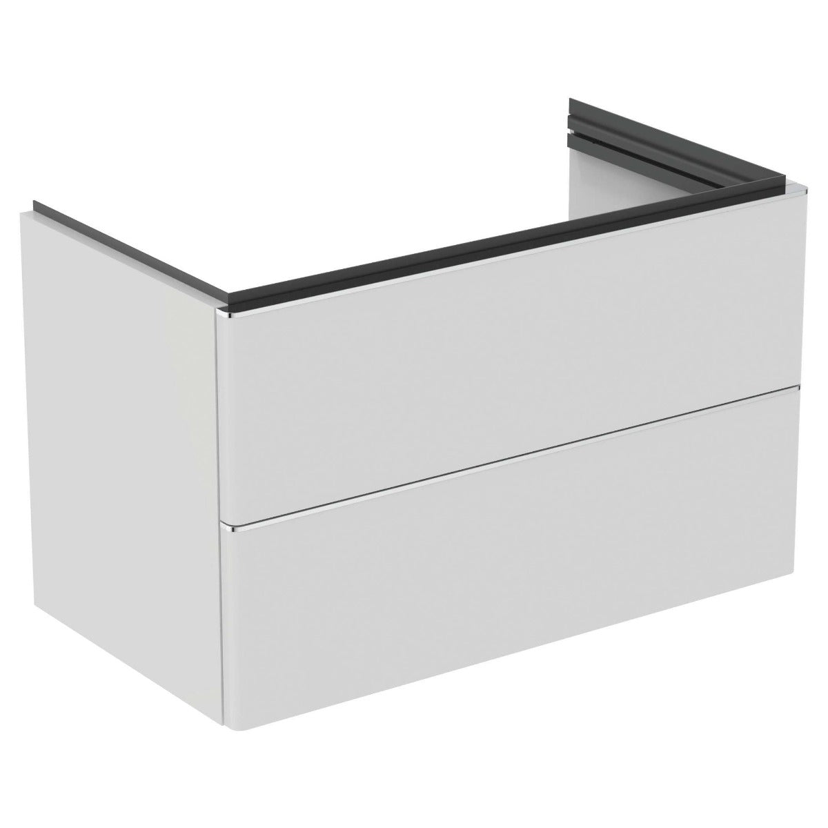Ideal Standard Strada 2 Drawers 800mm Wall Hung Vanity Unit ONLY - Gloss White - T4296WG