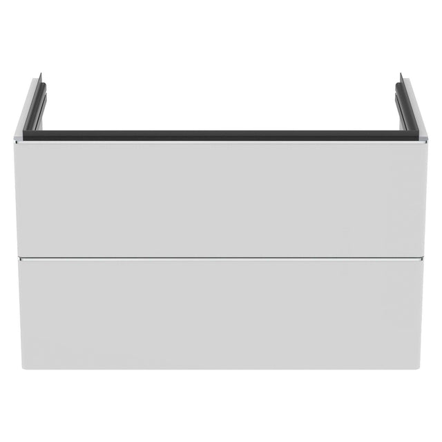 Ideal Standard Strada 2 Drawers 800mm Wall Hung Vanity Unit ONLY - Gloss White - T4296WG