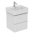 Ideal Standard Strada 2 Drawers 500mm Wall Hung Washbasin Unit ONLY - Gloss White - T4299WG
