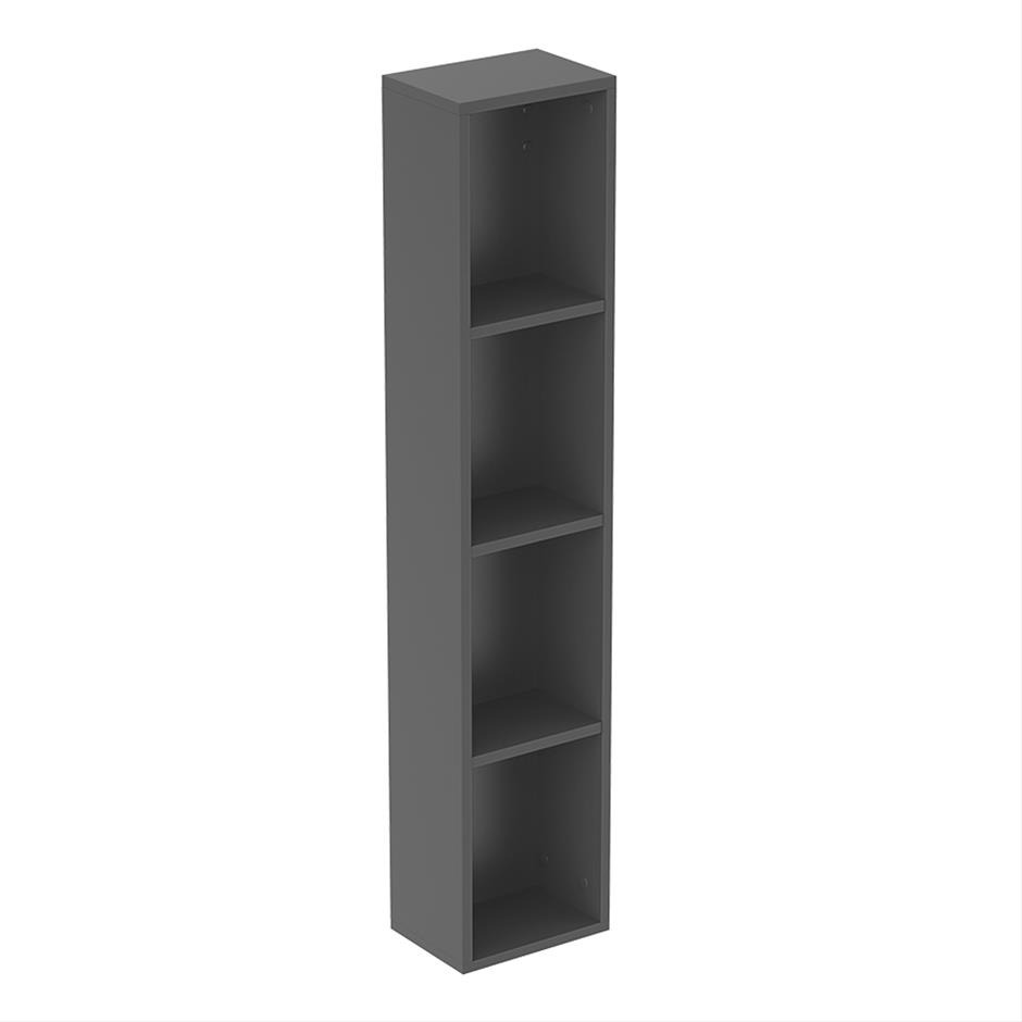Ideal Standard Strada II Open Half Column Unit 250mm - Matt Anthracite - T4308Y2