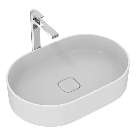 Ideal Standard Strada II Oval Vessel Washbasin No Taphole 60cm - White - T298101