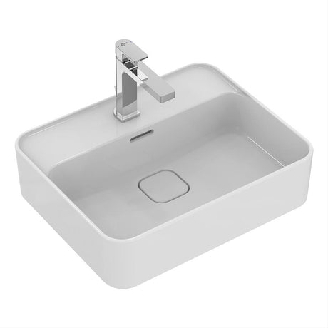 Ideal Standard Strada II Rectangular Vessel Washbasin 1 Taphole with Overflow 50cm - White - E237601