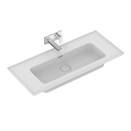 Ideal Standard Strada II Vanity Basin 0 Tap Holes & Clicker Waste 1000mm - White - E239601 - TAP 'N' SHOWER