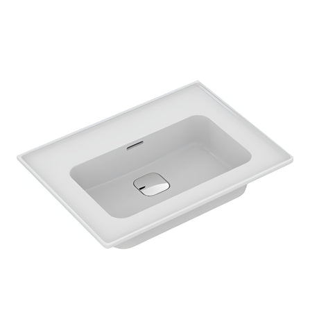 Ideal Standard Strada II Vanity Basin 0 Tap Holes & Clicker Waste 600mm - White - E239401 - TAP 'N' SHOWER