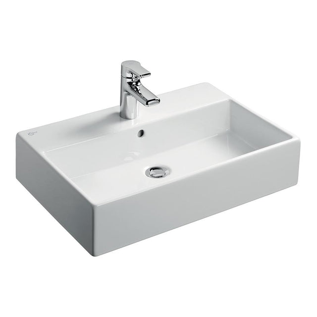Ideal Standard Strada Vessel Washbasin Taphole Glazed Back with Overflow 50cm - White - K081601 - TAP 'N' SHOWER