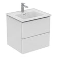 Ideal Standard Strada 500mm Wall Hung Vanity Unit ONLY - Gloss White - T4294WG