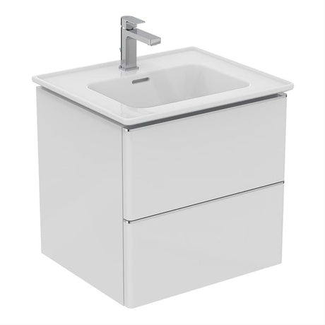 Ideal Standard Strada 500mm Wall Hung Vanity Unit ONLY - Gloss White - T4294WG