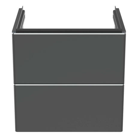 Ideal Standard Strada 500mm Wall Hung Vanity Unit ONLY - Matt Anthracite - T4294Y2