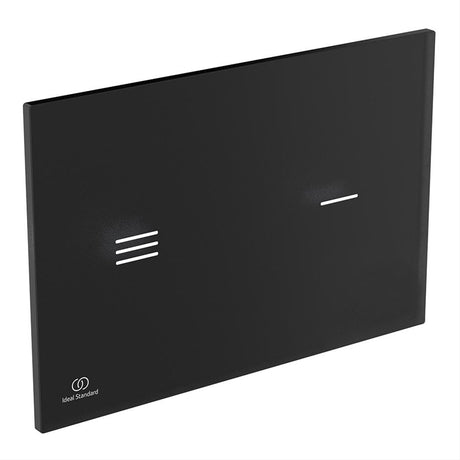 Ideal Standard Symfo NT1 Electronic Glass Dual Flushplate - Black - R0129RX