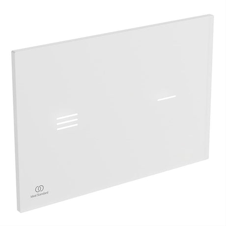 Ideal Standard Symfo NT1 Electronic Glass Dual Flushplate - White Glass - R0129SA