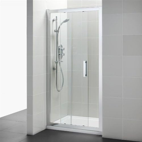 Ideal Standard Synergy Slider door IdealClean Clear Glass 1000mm - Bright Silver - L6288EO